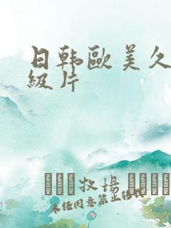 日韩欧美久久一级片