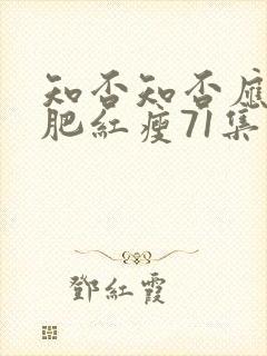 知否知否应是绿肥红瘦71集