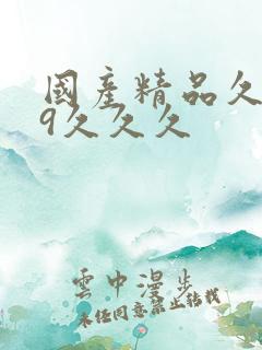 国产精品久久99久久久