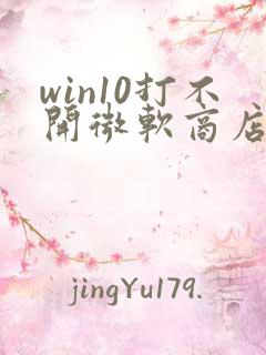 win10打不开微软商店