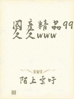 国产精品99久久久www