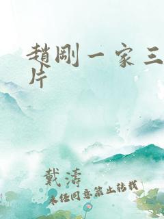 赵刚一家三口照片