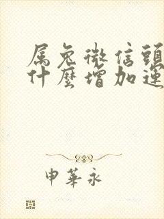 属兔微信头像用什么增加运气