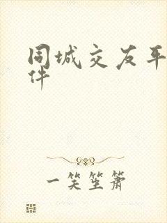 同城交友平台软件