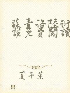 苏青洛陆衍的小说免费阅读