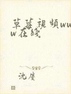 草莓视频wwww在线