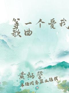 等一个爱我的人歌曲