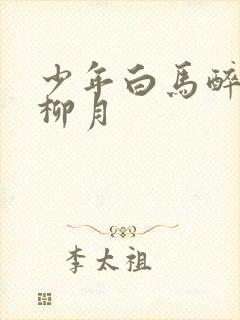 少年白马醉春风柳月