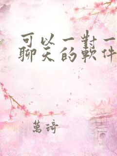 可以一对一视频聊天的软件