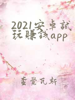 2021安卓试玩赚钱app
