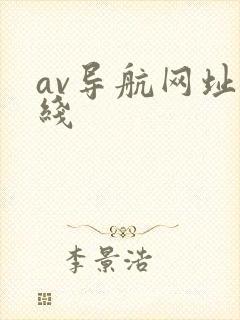 av导航网址在线