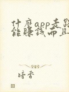 什么app走路能赚钱而且赚的多