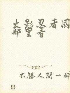 火影忍者国语版哪里看