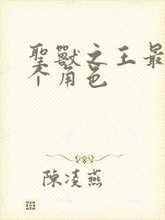 圣兽之王最强十个角色