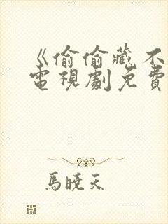 《偷偷藏不住》电视剧免费