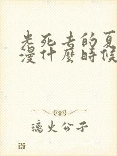 光死去的夏天动漫什么时候出