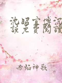 沈昭宜傅沉砚小说免费阅读