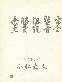 乘胜狙击电视剧免费观看全集