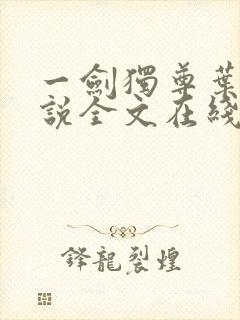 一剑独尊叶玄小说全文在线阅读