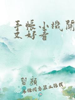 手帐小机关简单又好看