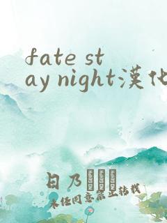 fate stay night汉化版下载