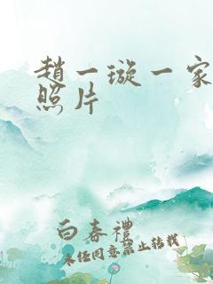 赵一璇一家三口照片