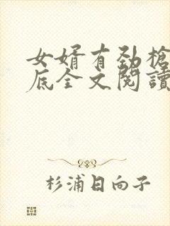 女婿有劲枪枪到底全文阅读