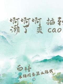 啊啊啊 插到高潮了 爽 cao小骚货