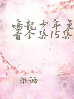 鸣龙少年免费观看全集15集