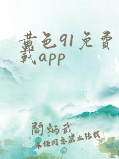 黄色91免费下载app