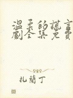 温柔的谎言电视剧全集免费看