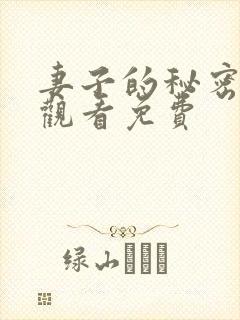 妻子的秘密在线观看免费