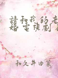 请和我的老公结婚 电视剧 在线观看