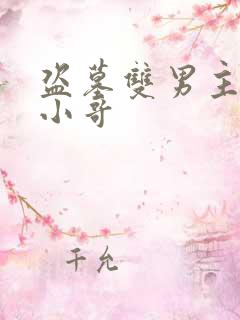 盗墓双男主cp小哥