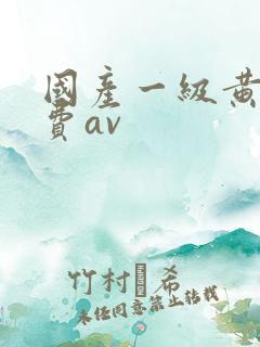 国产一级黄色免费av