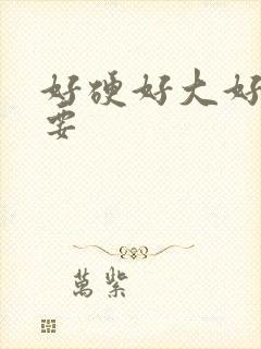 好硬好大好爽还要