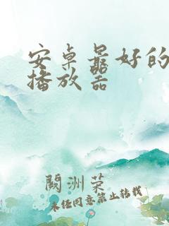 安卓最好的本地播放器