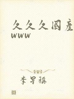 久久久国产精品www