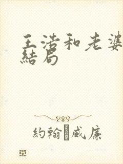 王浩和老婆最后结局