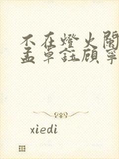 不在灯火阑珊处孟卓钰顾宁辰短剧免费观看