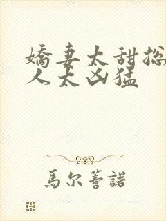 娇妻太甜总裁大人太凶猛