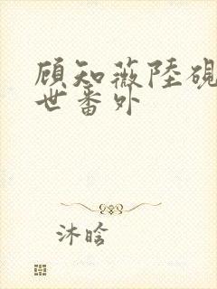 顾知薇陆砚修前世番外