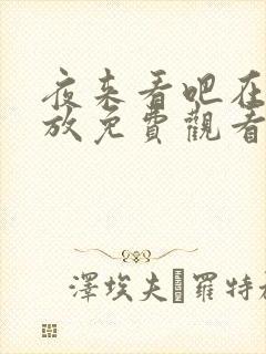 夜来看吧在线播放免费观看电视剧