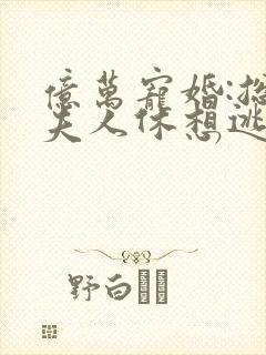 亿万宠婚:总裁夫人休想逃