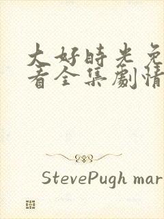 大好时光免费观看全集剧情