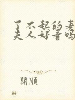 了不起的麦瑟尔夫人好看吗