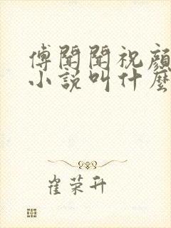 傅闻闻祝颜原著小说叫什么名字