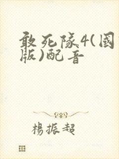 敢死队4(国语版)配音