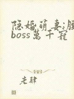 隐婚萌妻:腹黑boss万千宠