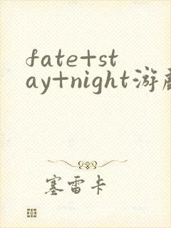 fate+stay+night游戏